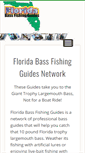 Mobile Screenshot of floridabassfishingguides.com